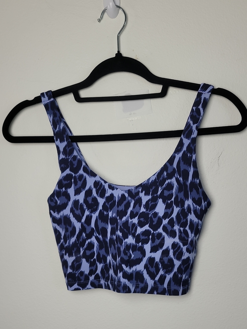 OFFLINE by Aerie Real Me Recharge Cheetah Print Sports Bra Tank  Blue Small
